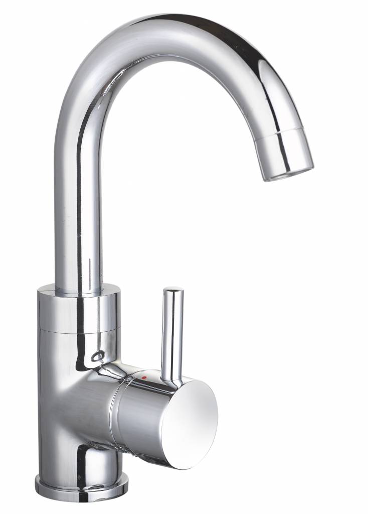 Wastafelmengkraan opbouw Largo met draaibare uitloop Chroom