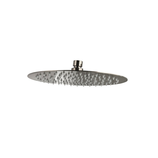 Hoofddouchekop ultra thin Gun Metal rond 25 cm