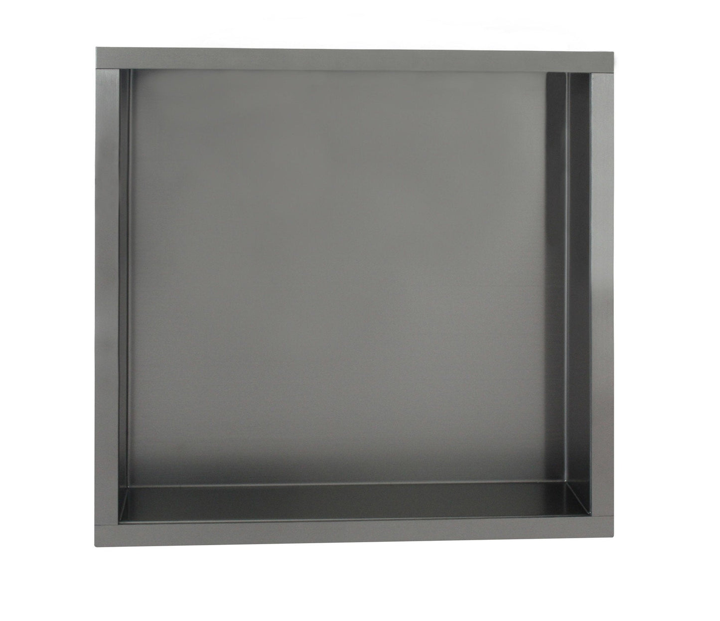 Inbouw wandnis Gun Metal 30x30x7 cm