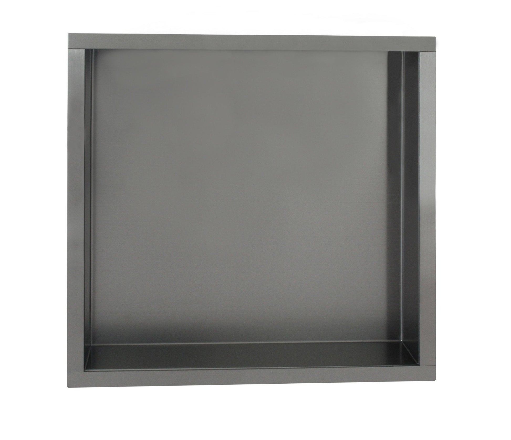 Inbouw wandnis Gun Metal 30x30x7 cm