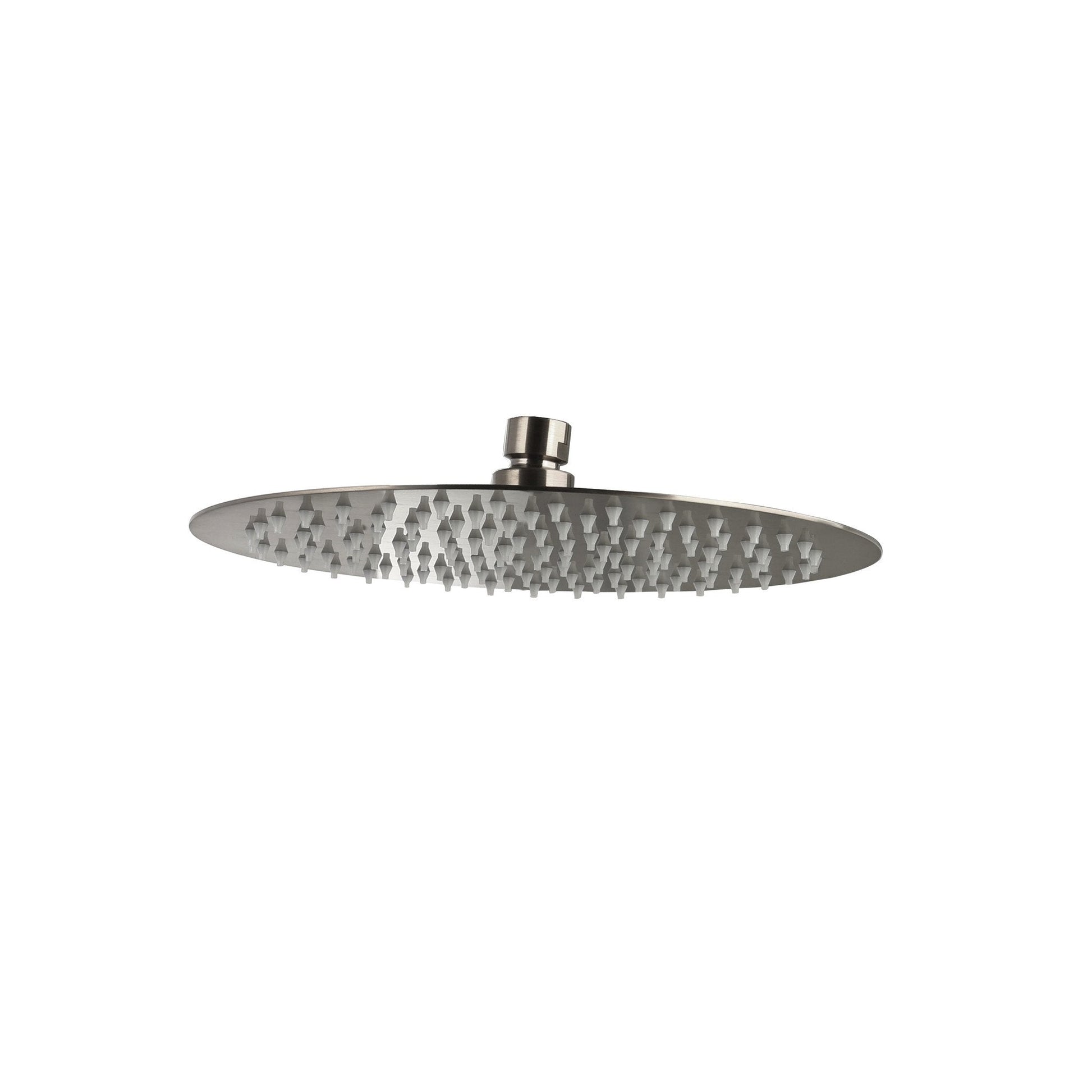 Hoofddouchekop ultra thin Gun Metal rond 30 cm