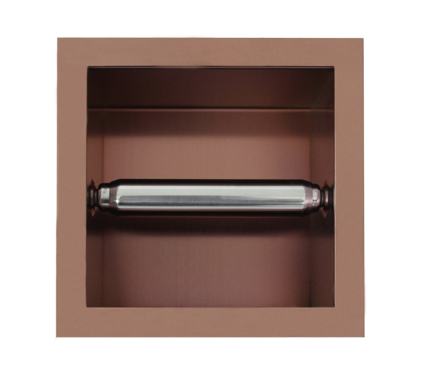 Inbouw rolhouder Brons