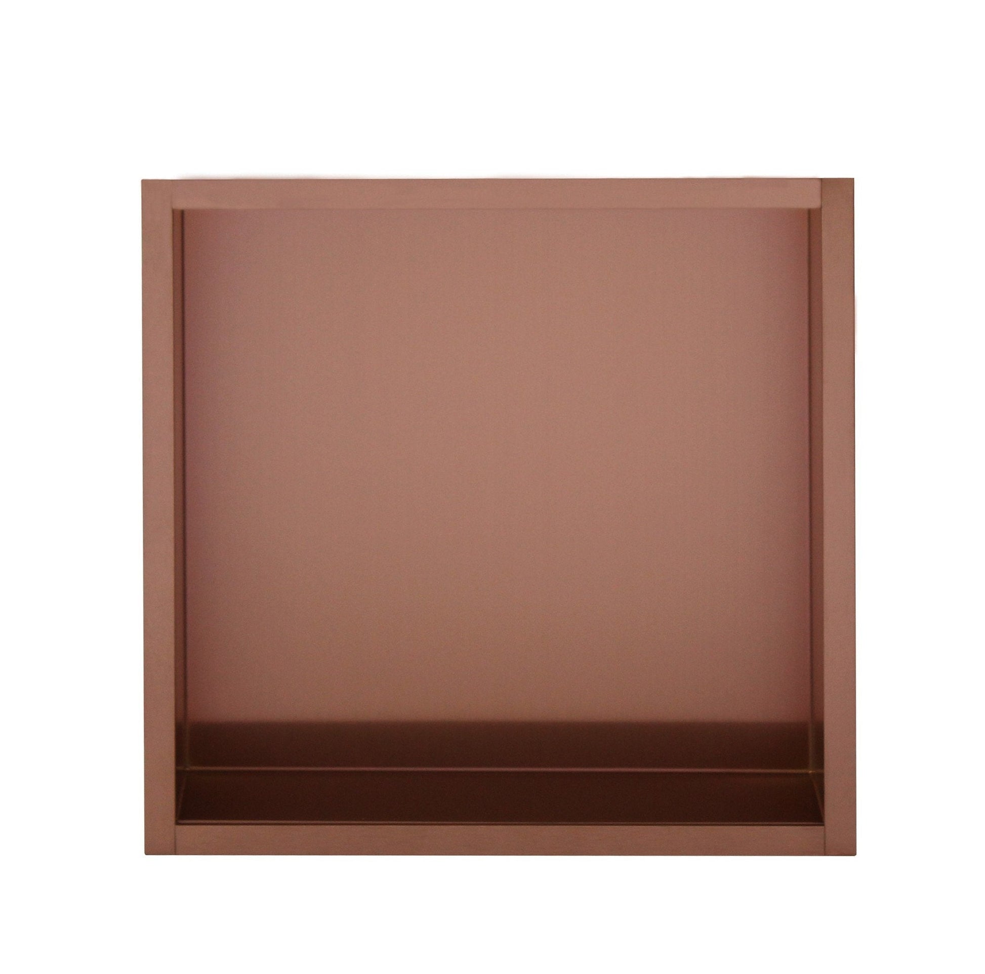 Inbouw wandnis Brons 30x30x7 cm